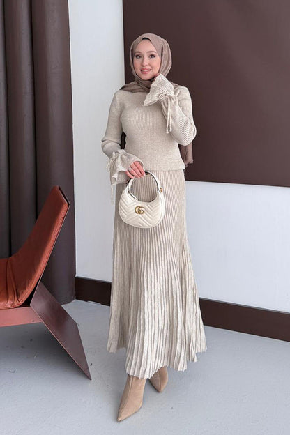 Parıltı Simli Etek Takım Taş