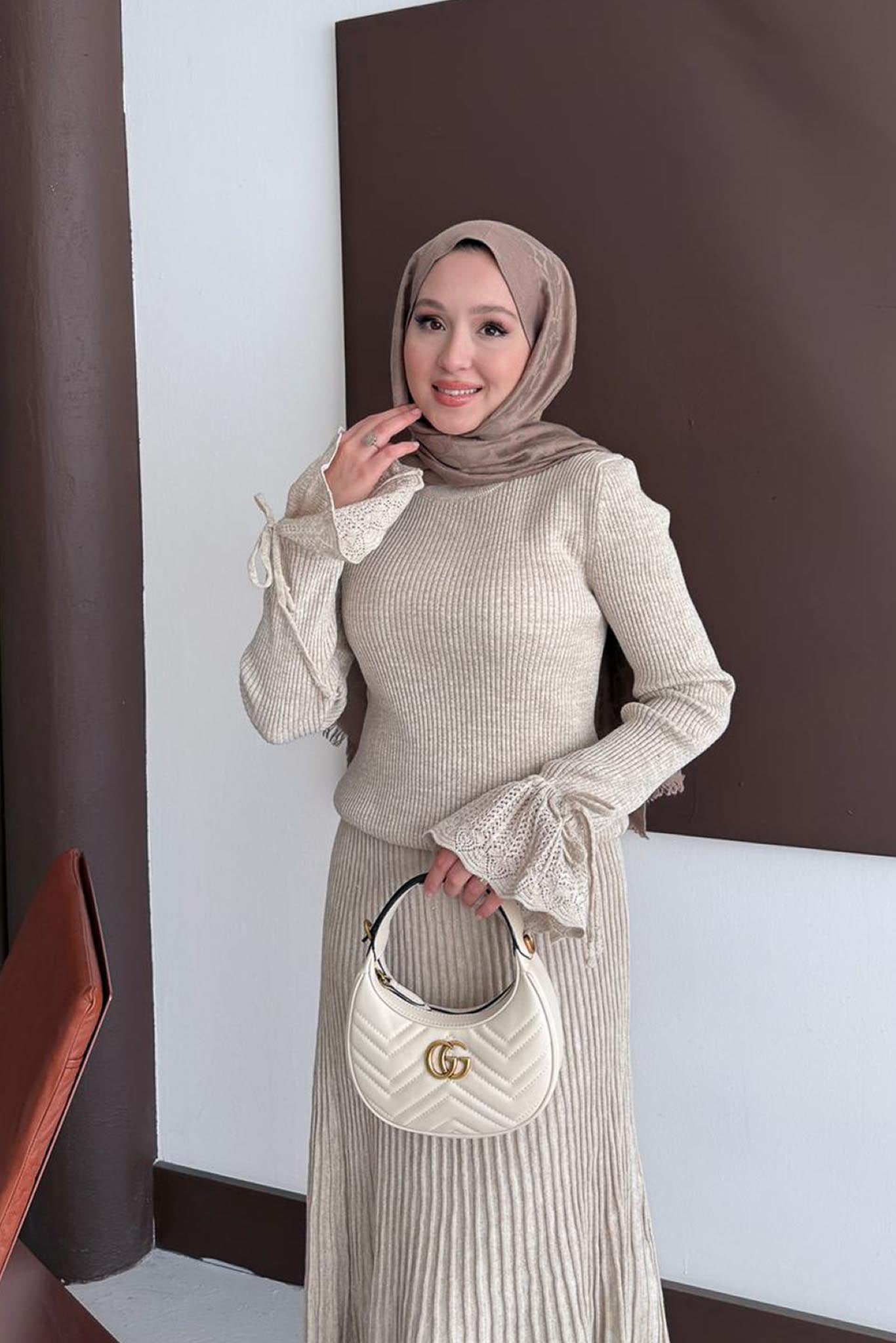 Parıltı Simli Etek Takım Taş